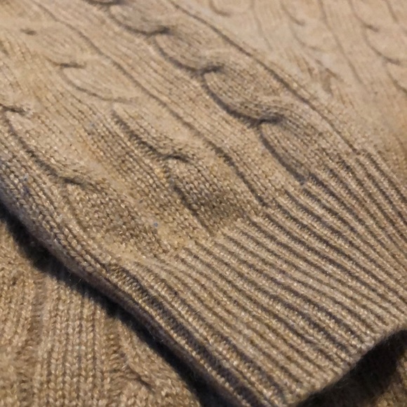 J Crew Italian cashmere cable knit sweater - Picture 3 of 4